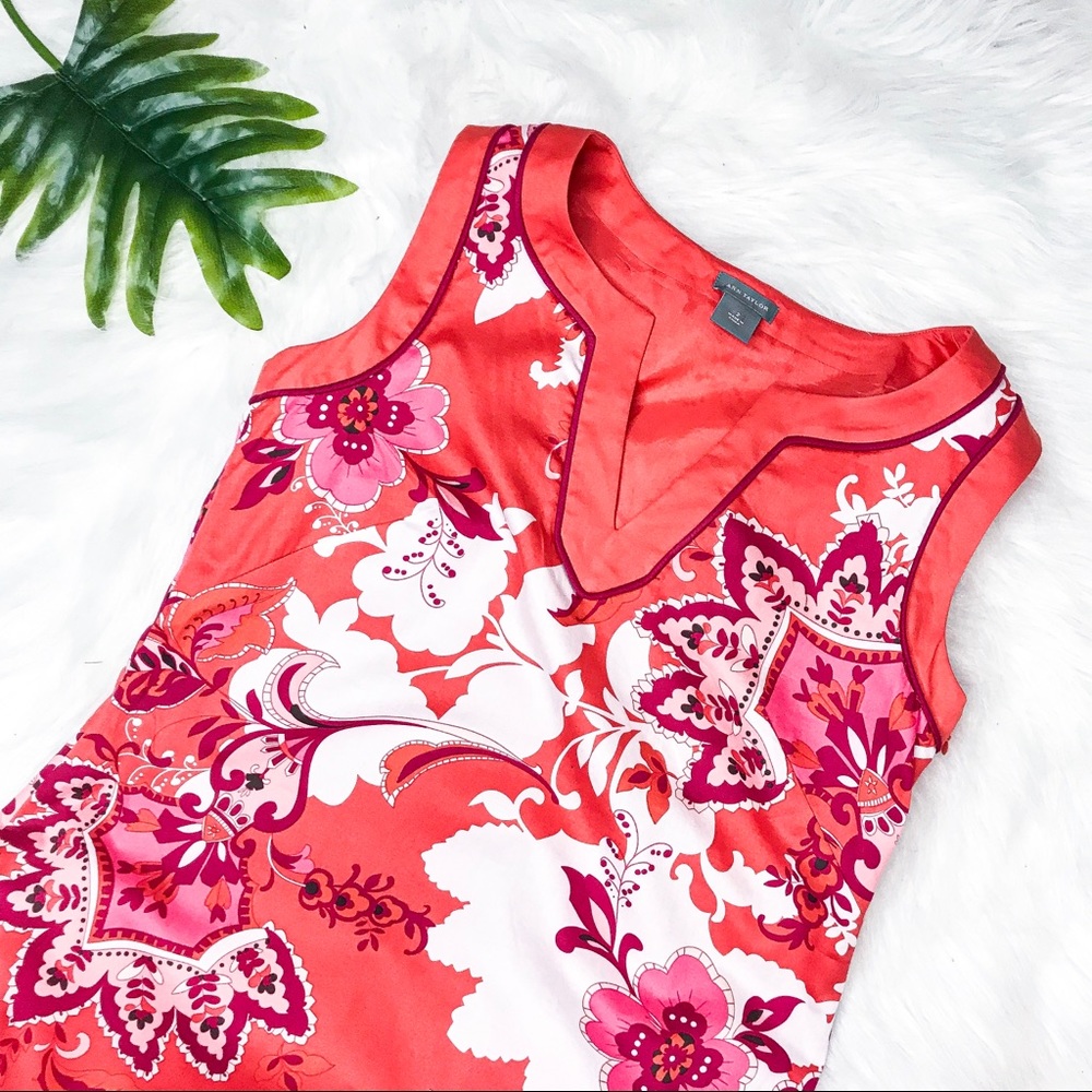 Ann Taylor Floral Dress SZ 2